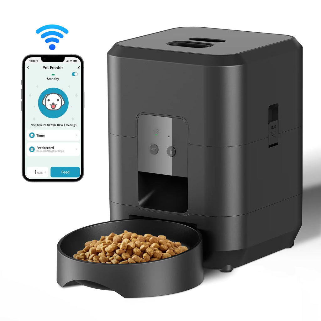 Distributeur de croquettes pour chat wifi connecté